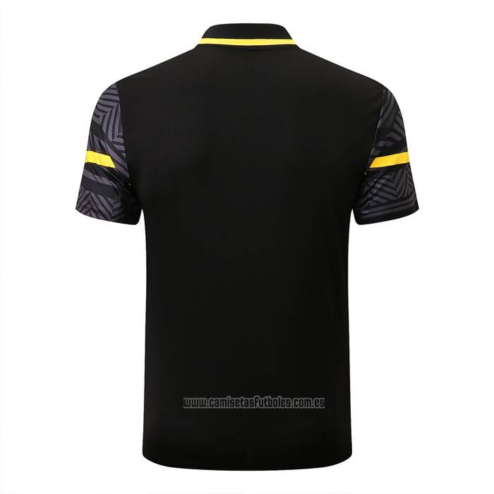 Camiseta Polo del Borussia Dortmund 2022-2023 Negro y Amarillo